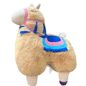 Animal Adventure Soft Landing LLAMA Reversible Pillow Stuffed Animal Plush 17"